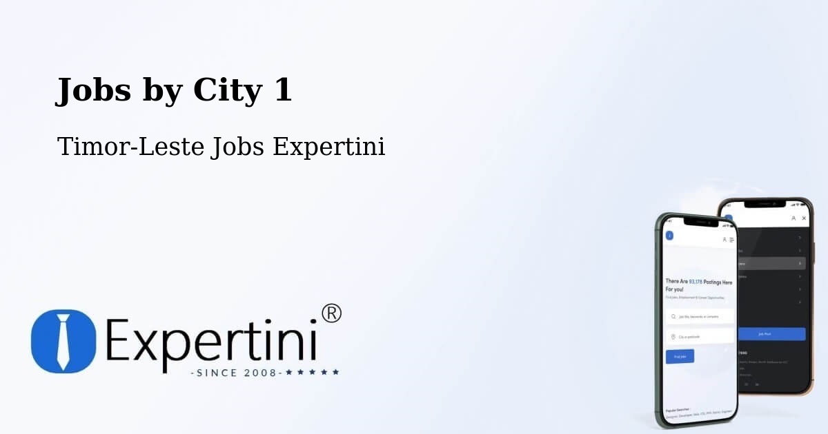 City Jobs in Timor-Leste - Expertini