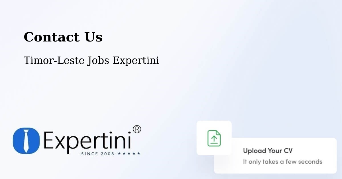 Contact Expertini – Timor-Leste - Timor-Leste Jobs Expertini